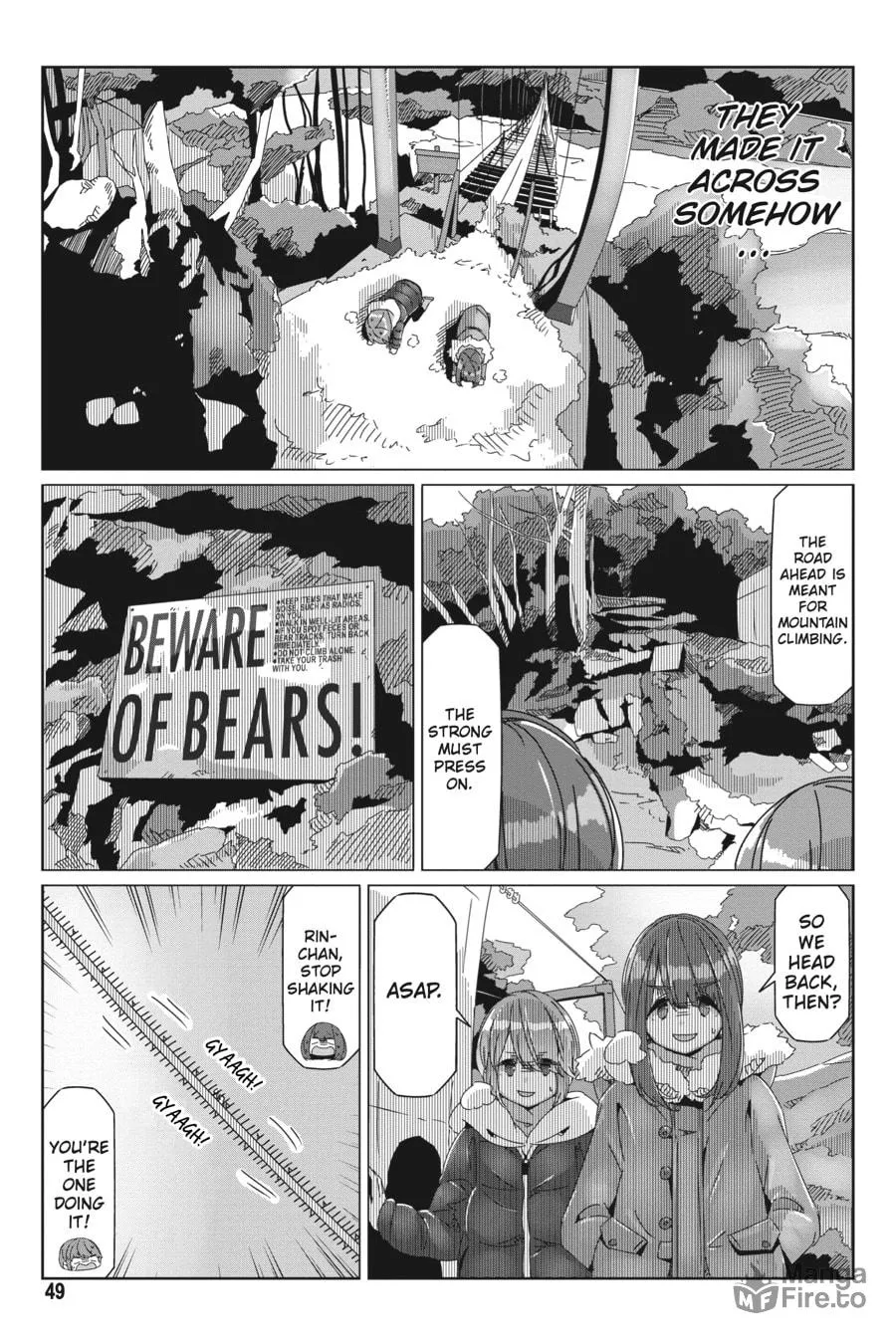 Read Laid-Back Camp chapter 59 image 20 on Lezhin