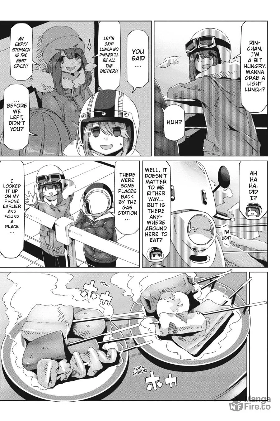 Read Laid-Back Camp chapter 59 image 4 on Lezhin