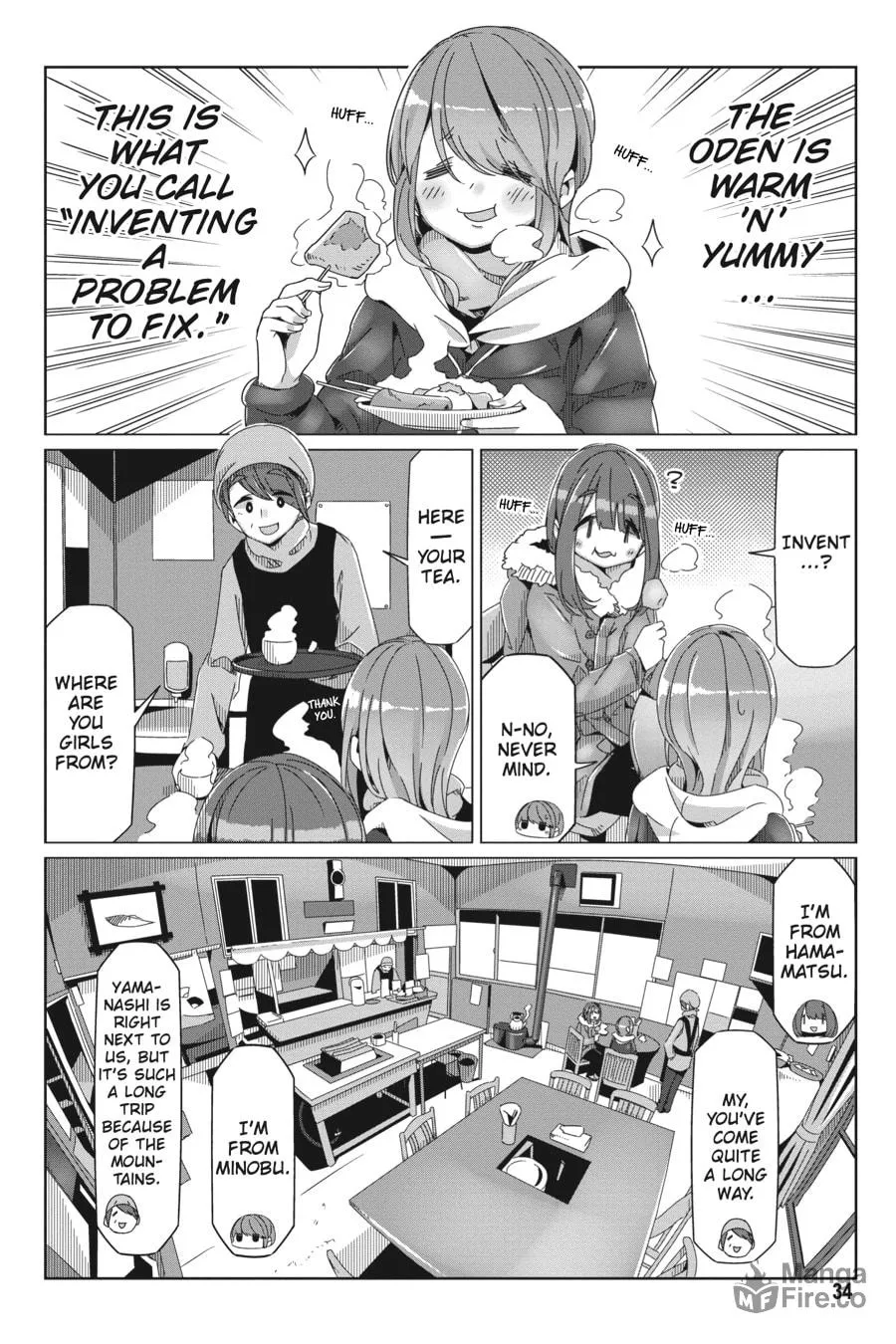 Read Laid-Back Camp chapter 59 image 5 on Lezhin