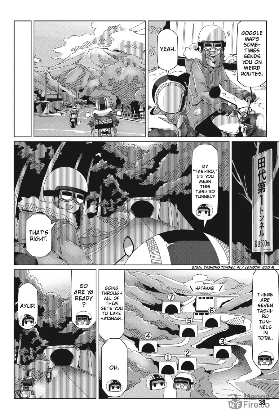 Read Laid-Back Camp chapter 59 image 9 on Lezhin