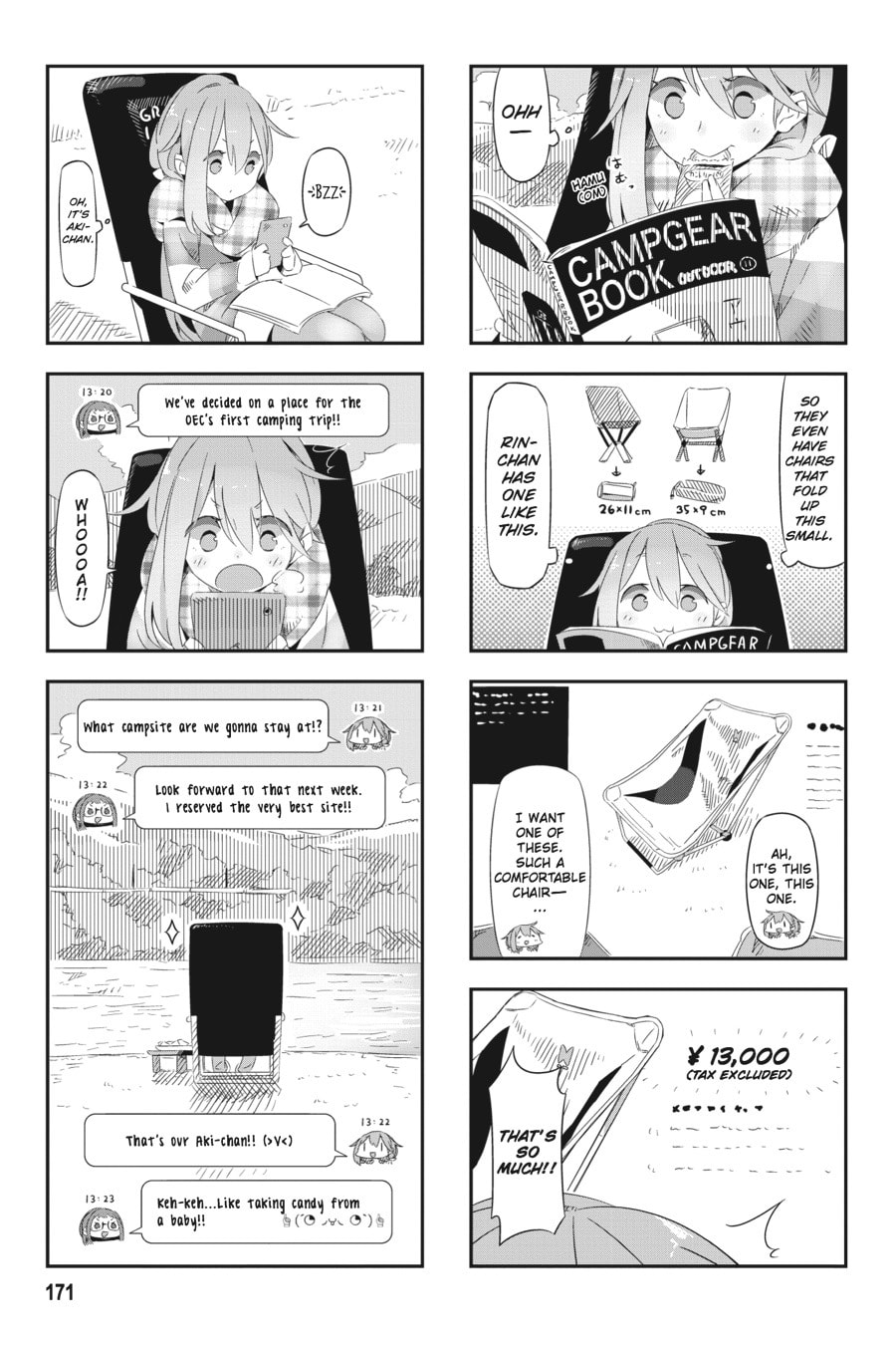 Read Laid-Back Camp chapter 6.1 image 4 on Lezhin