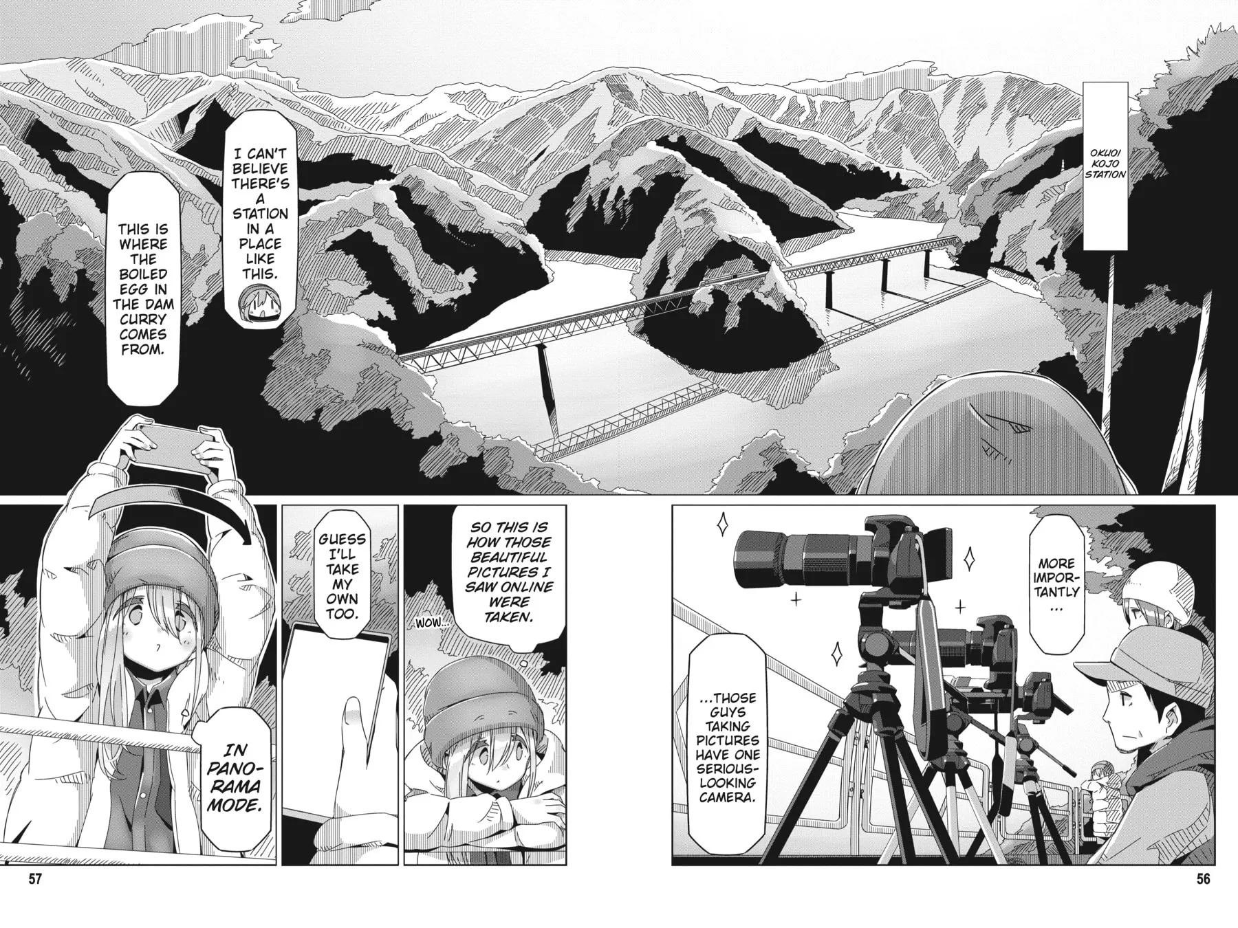 Read Laid-Back Camp chapter 60 image 1 on Lezhin