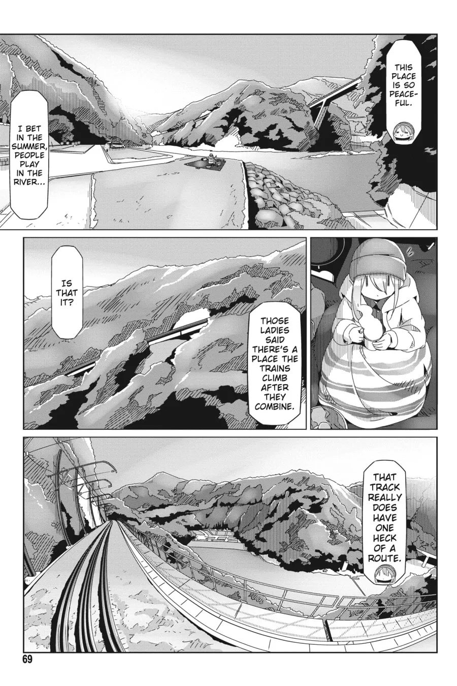 Read Laid-Back Camp chapter 60 image 13 on Lezhin