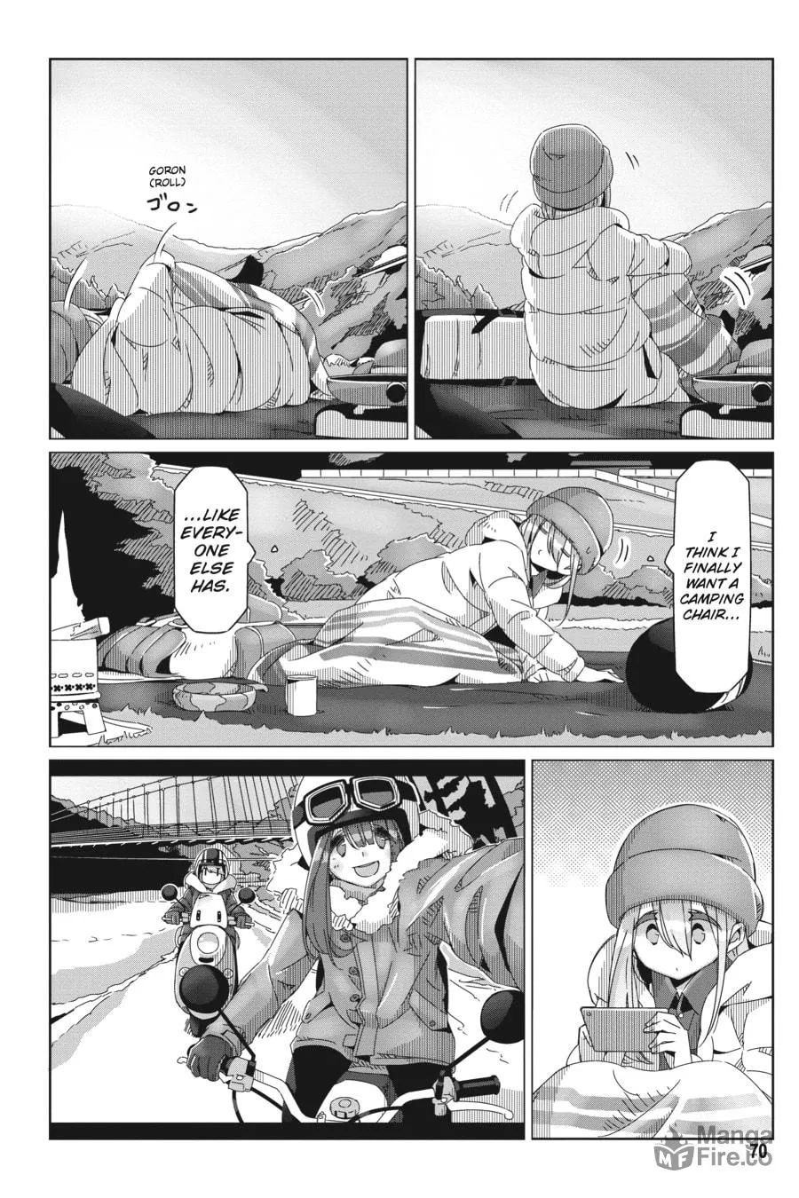 Read Laid-Back Camp chapter 60 image 14 on Lezhin