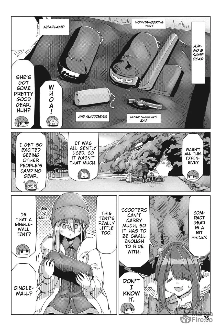 Read Laid-Back Camp chapter 60 image 20 on Lezhin