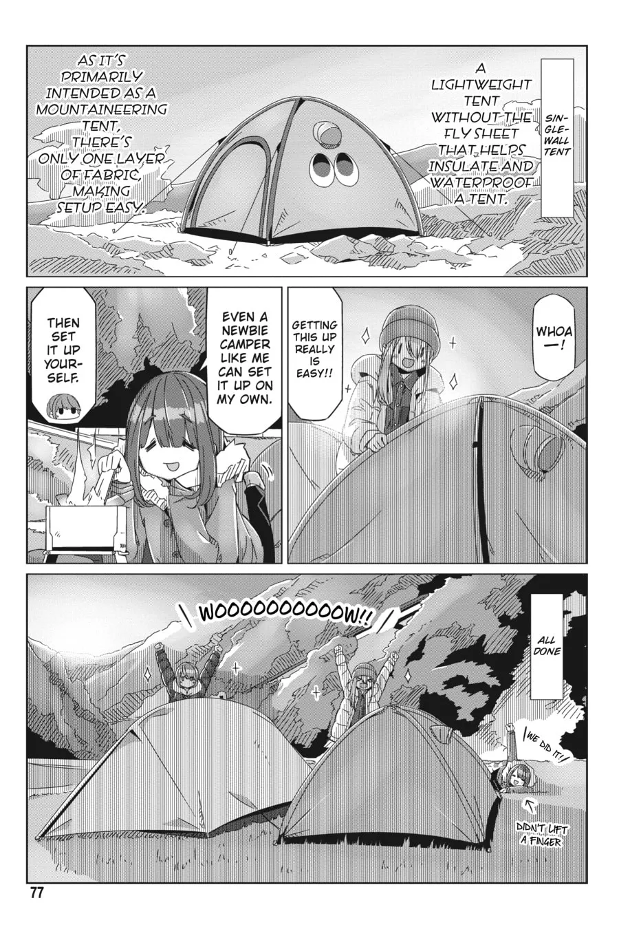 Read Laid-Back Camp chapter 60 image 21 on Lezhin