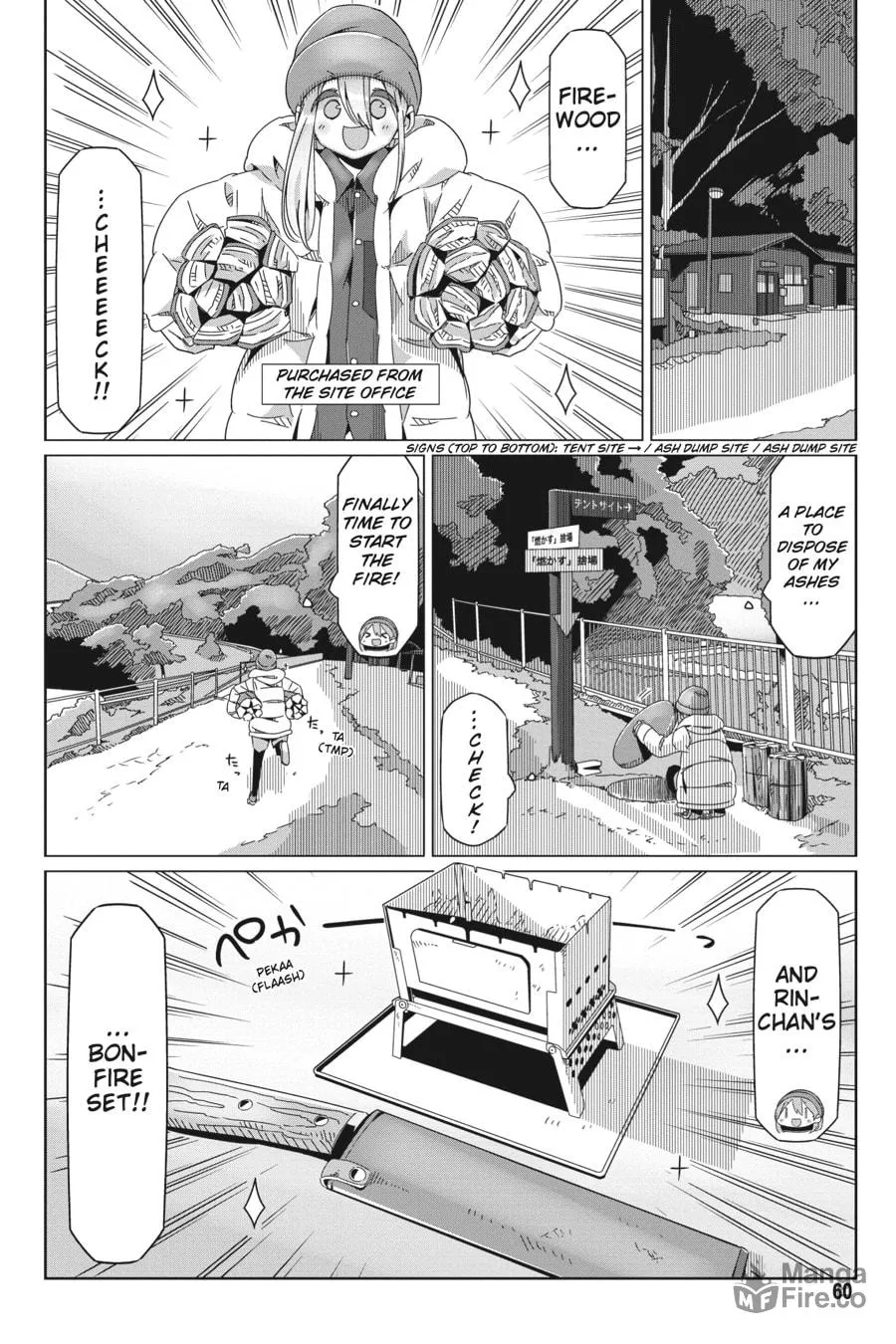 Read Laid-Back Camp chapter 60 image 4 on Lezhin