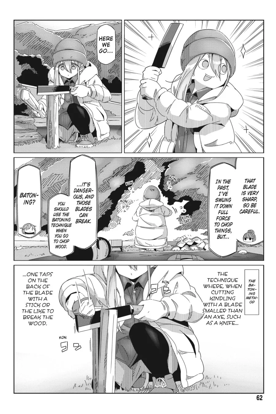 Read Laid-Back Camp chapter 60 image 6 on Lezhin