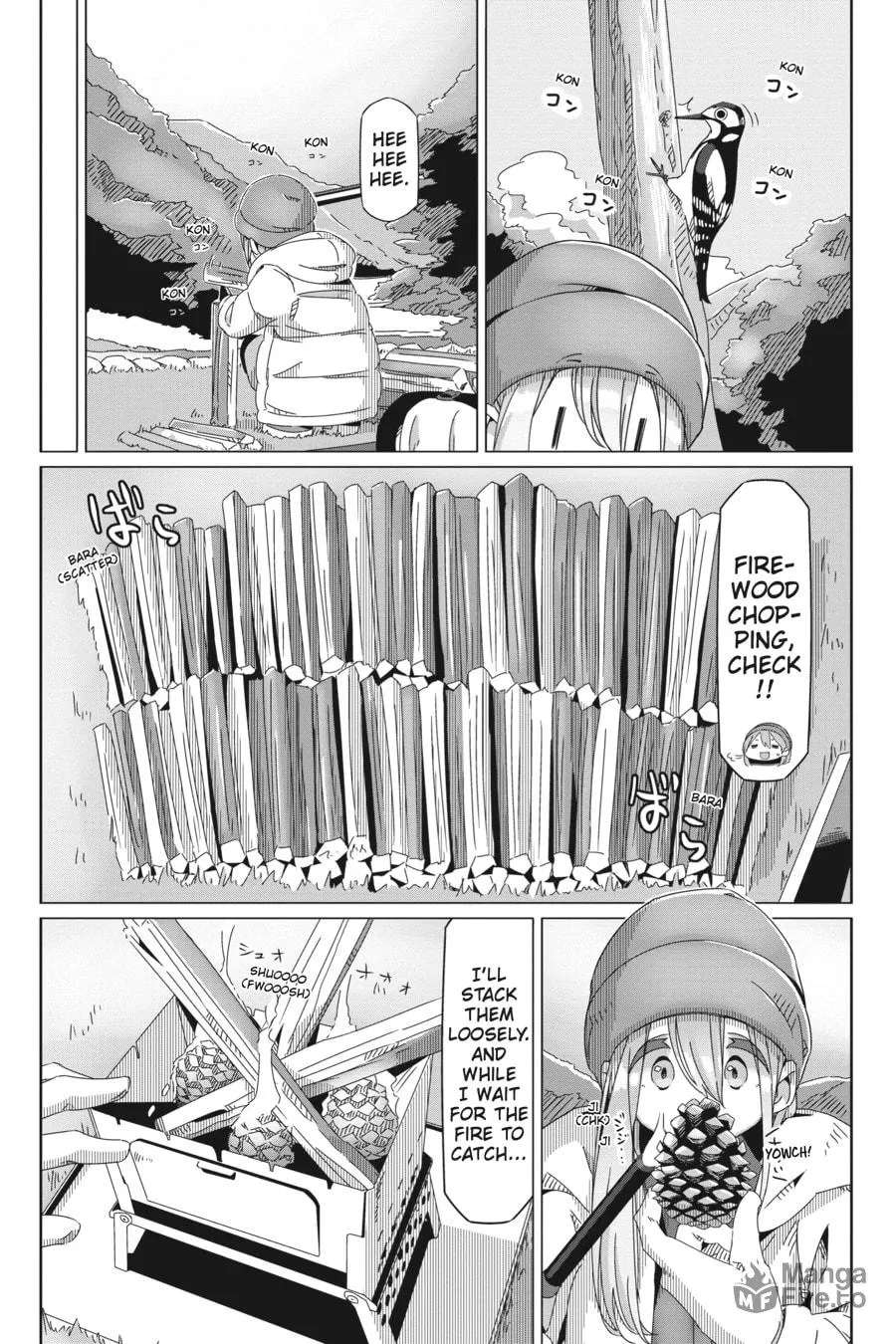 Read Laid-Back Camp chapter 60 image 9 on Lezhin
