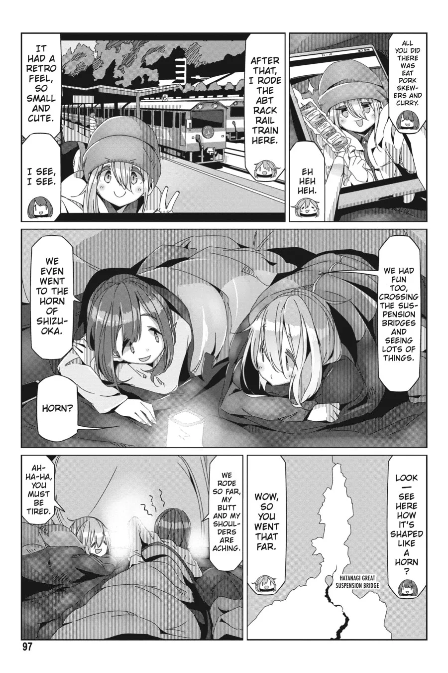 Read Laid-Back Camp chapter 61 image 16 on Lezhin