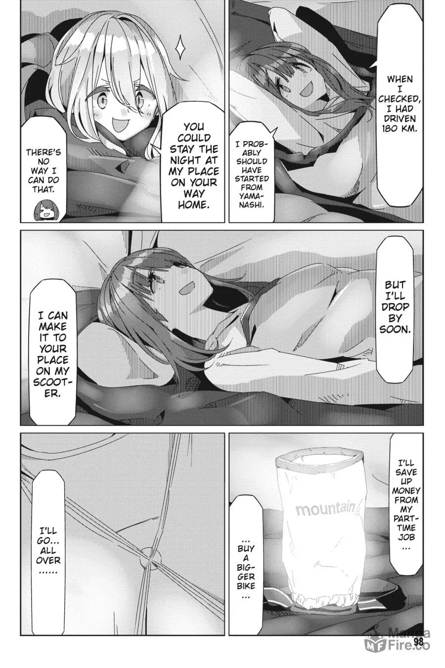 Read Laid-Back Camp chapter 61 image 17 on Lezhin