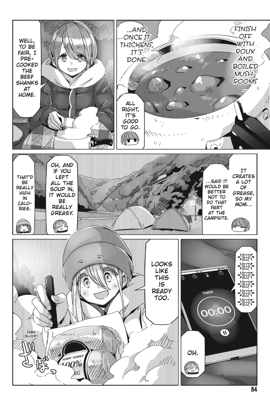 Read Laid-Back Camp chapter 61 image 3 on Lezhin