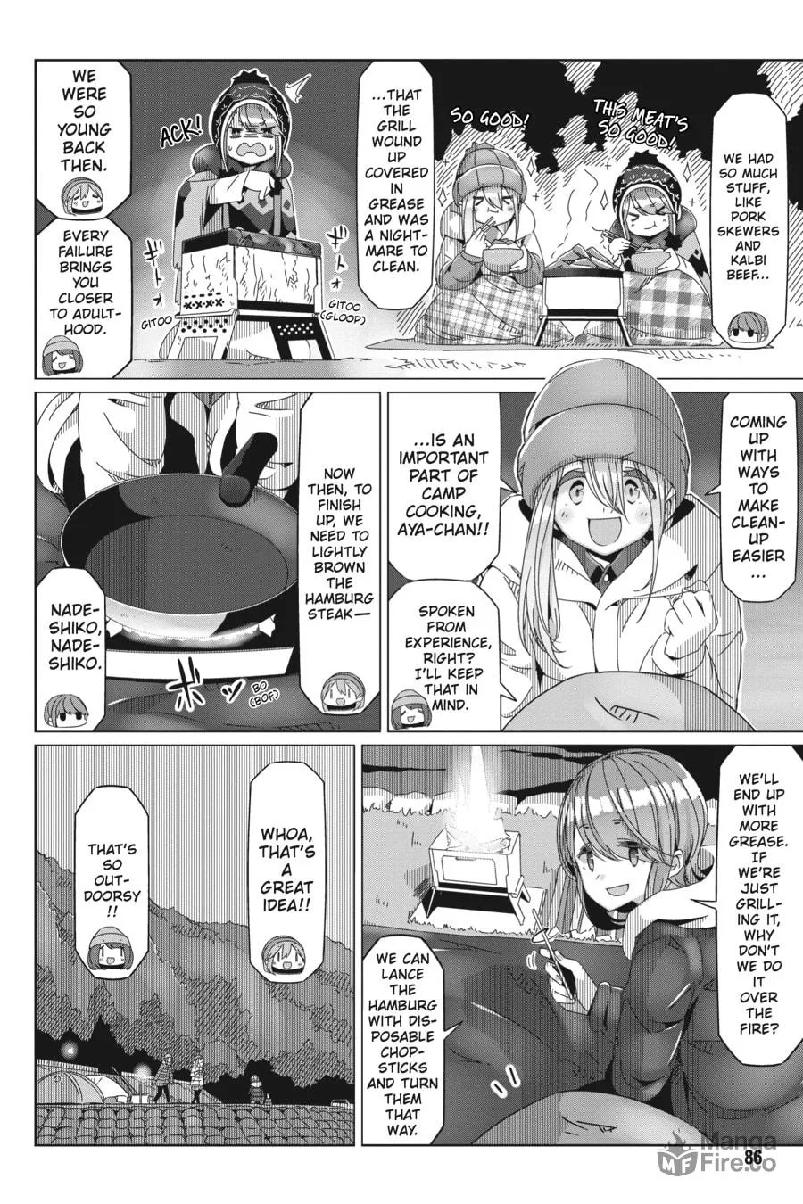 Read Laid-Back Camp chapter 61 image 5 on Lezhin