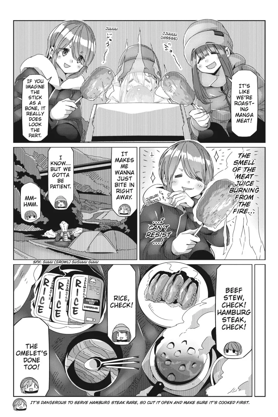 Read Laid-Back Camp chapter 61 image 6 on Lezhin