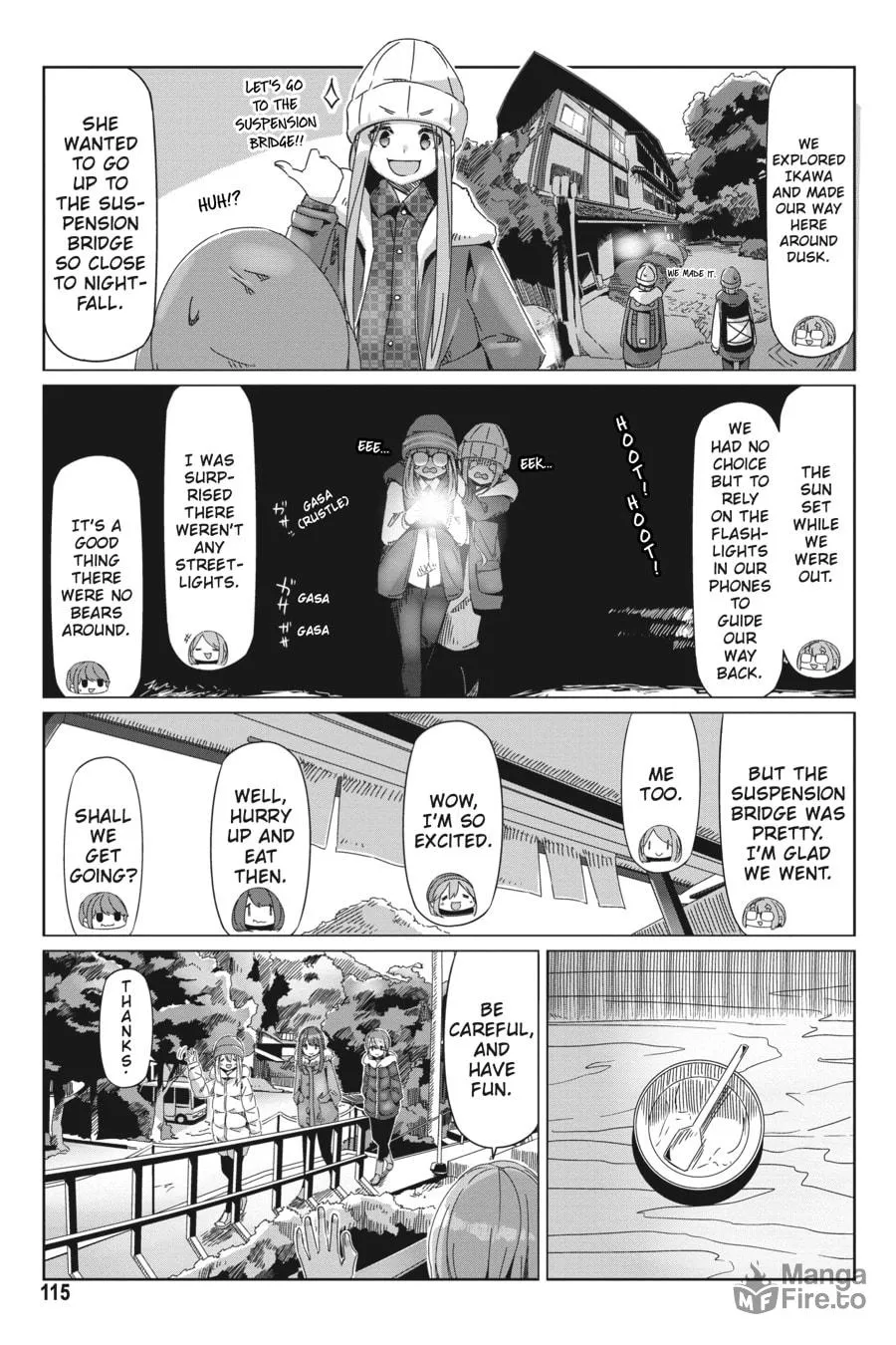 Read Laid-Back Camp chapter 62 image 8 on Lezhin