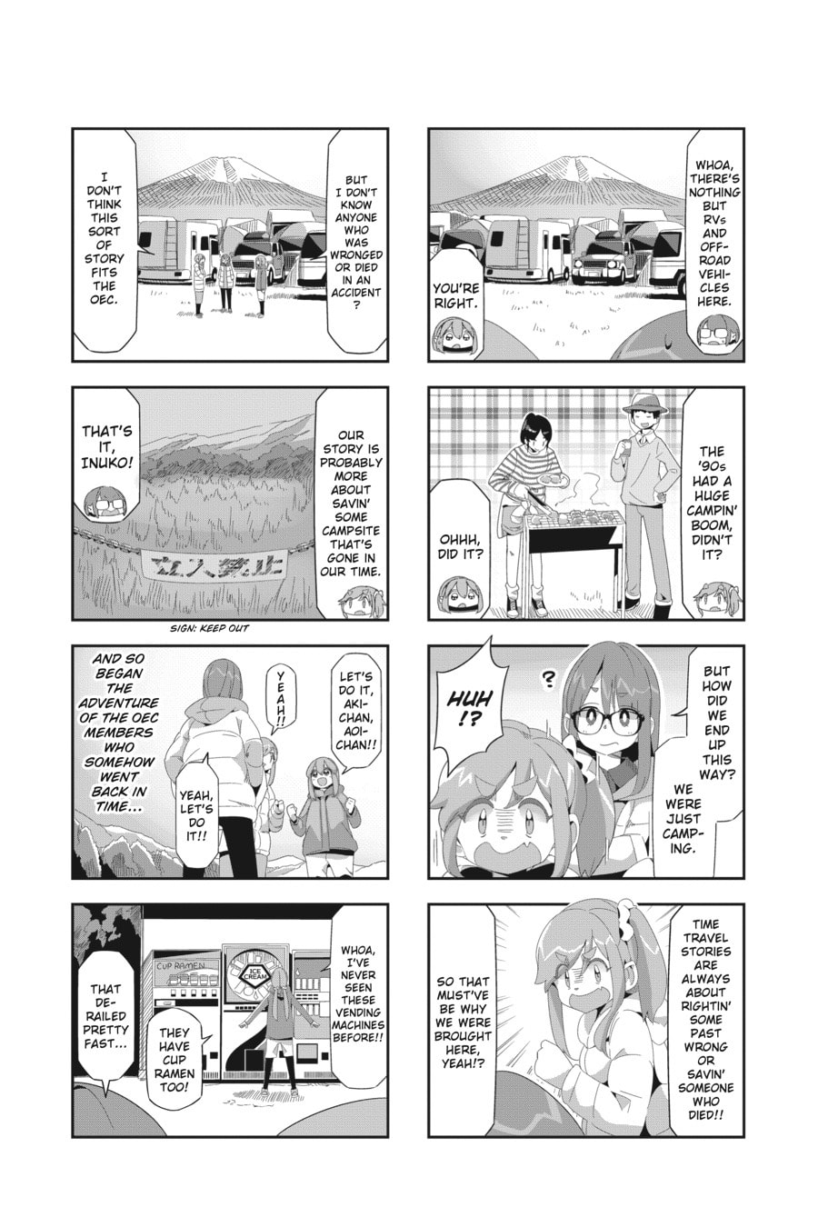 Read Laid-Back Camp chapter 63.1 image 20 on Lezhin