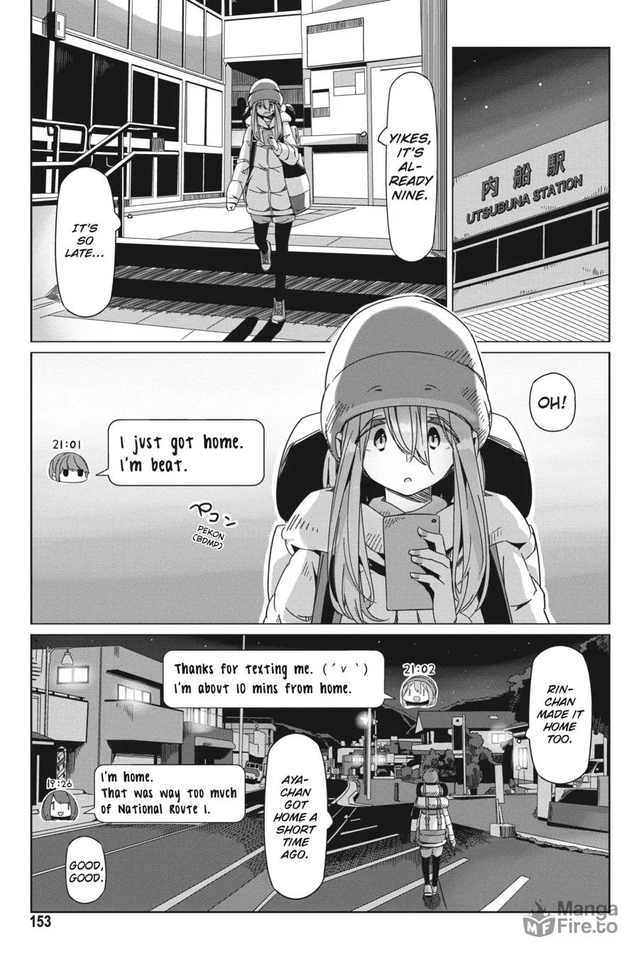 Read Laid-Back Camp chapter 63 image 20 on Lezhin