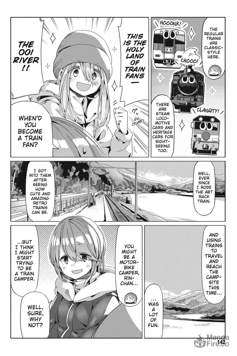 Read Laid-Back Camp chapter 63 image 9 on Lezhin