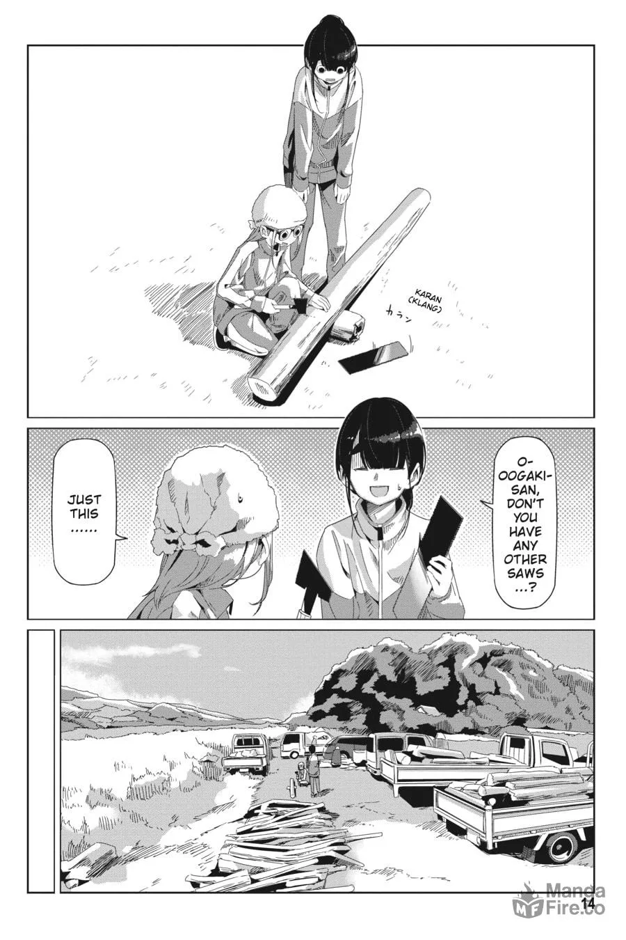 Read Laid-Back Camp chapter 64 image 11 on Lezhin
