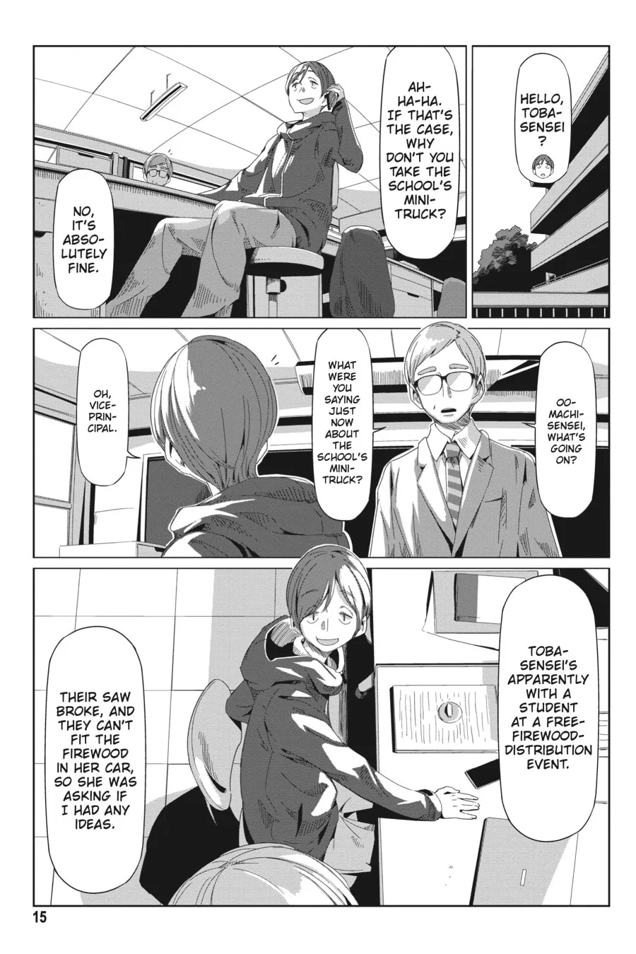 Read Laid-Back Camp chapter 64 image 12 on Lezhin