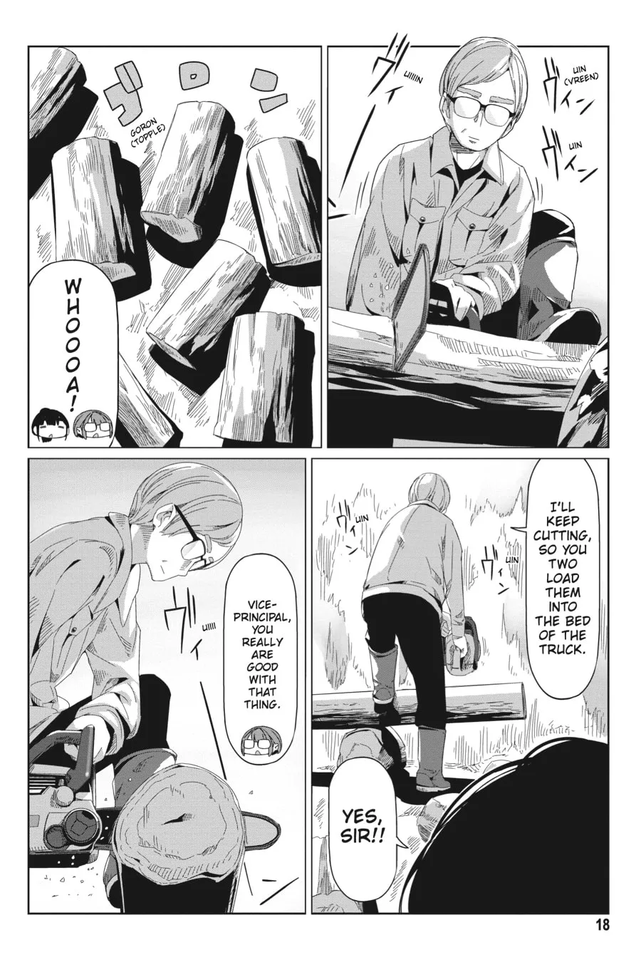 Read Laid-Back Camp chapter 64 image 15 on Lezhin