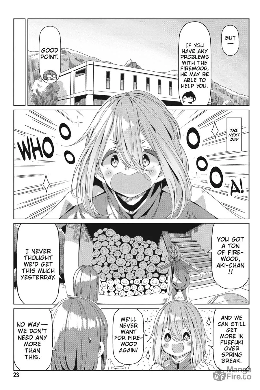 Read Laid-Back Camp chapter 64 image 20 on Lezhin