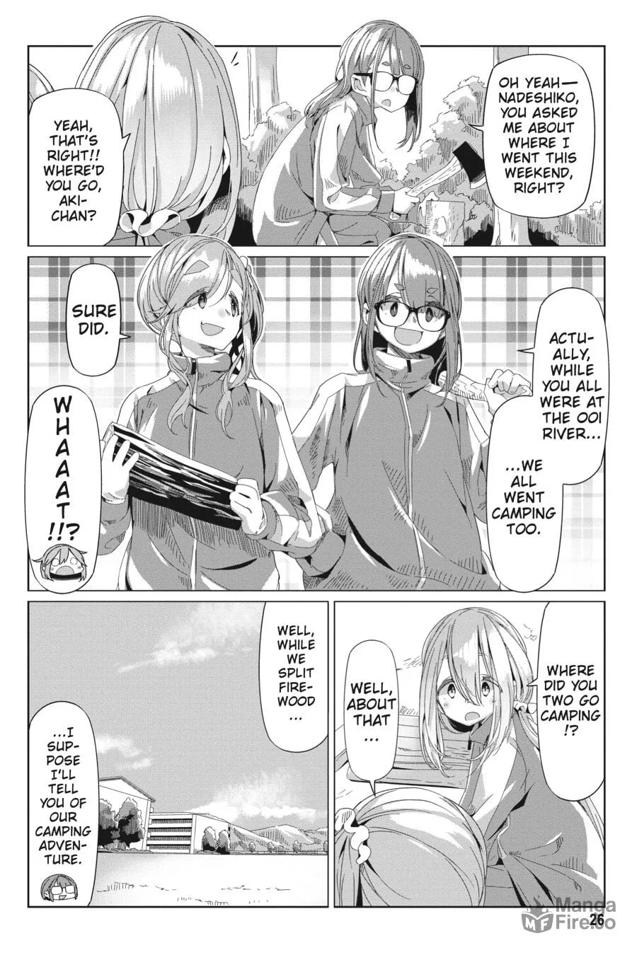 Read Laid-Back Camp chapter 64 image 23 on Lezhin