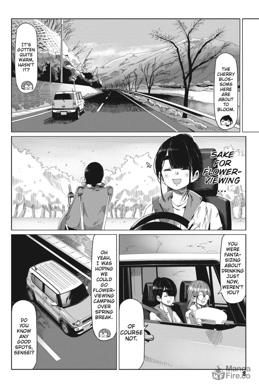 Read Laid-Back Camp chapter 64 image 5 on Lezhin