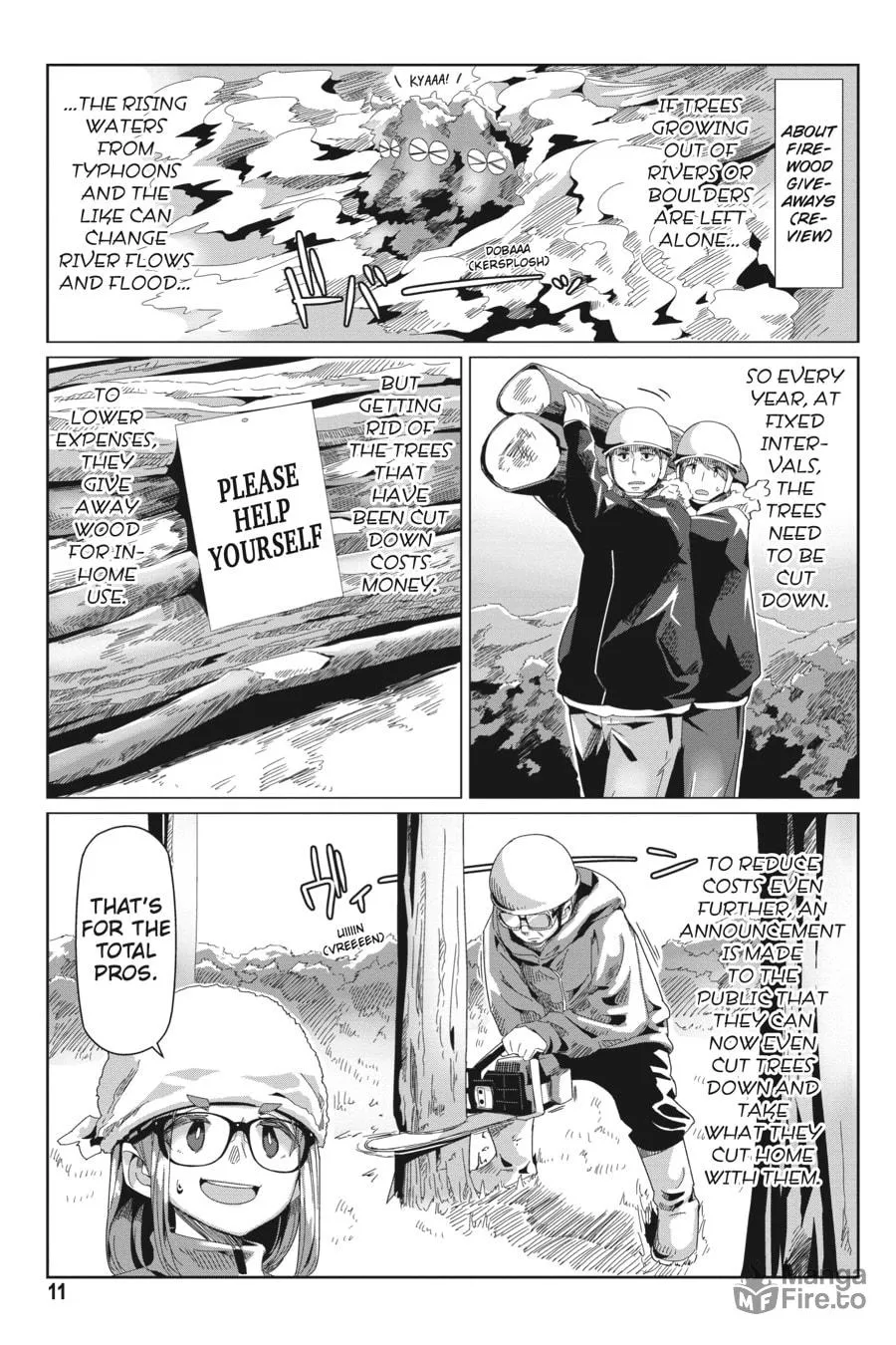 Read Laid-Back Camp chapter 64 image 8 on Lezhin
