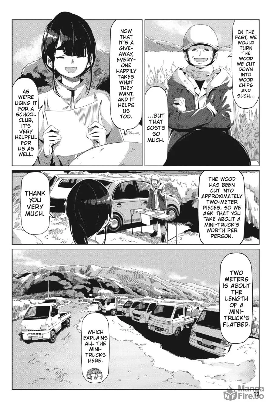 Read Laid-Back Camp chapter 64 image 9 on Lezhin