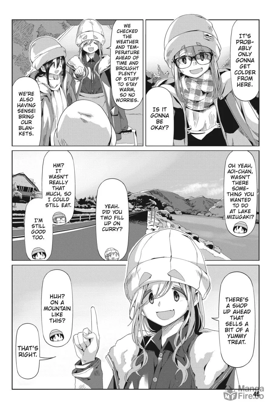 Read Laid-Back Camp chapter 65 image 17 on Lezhin