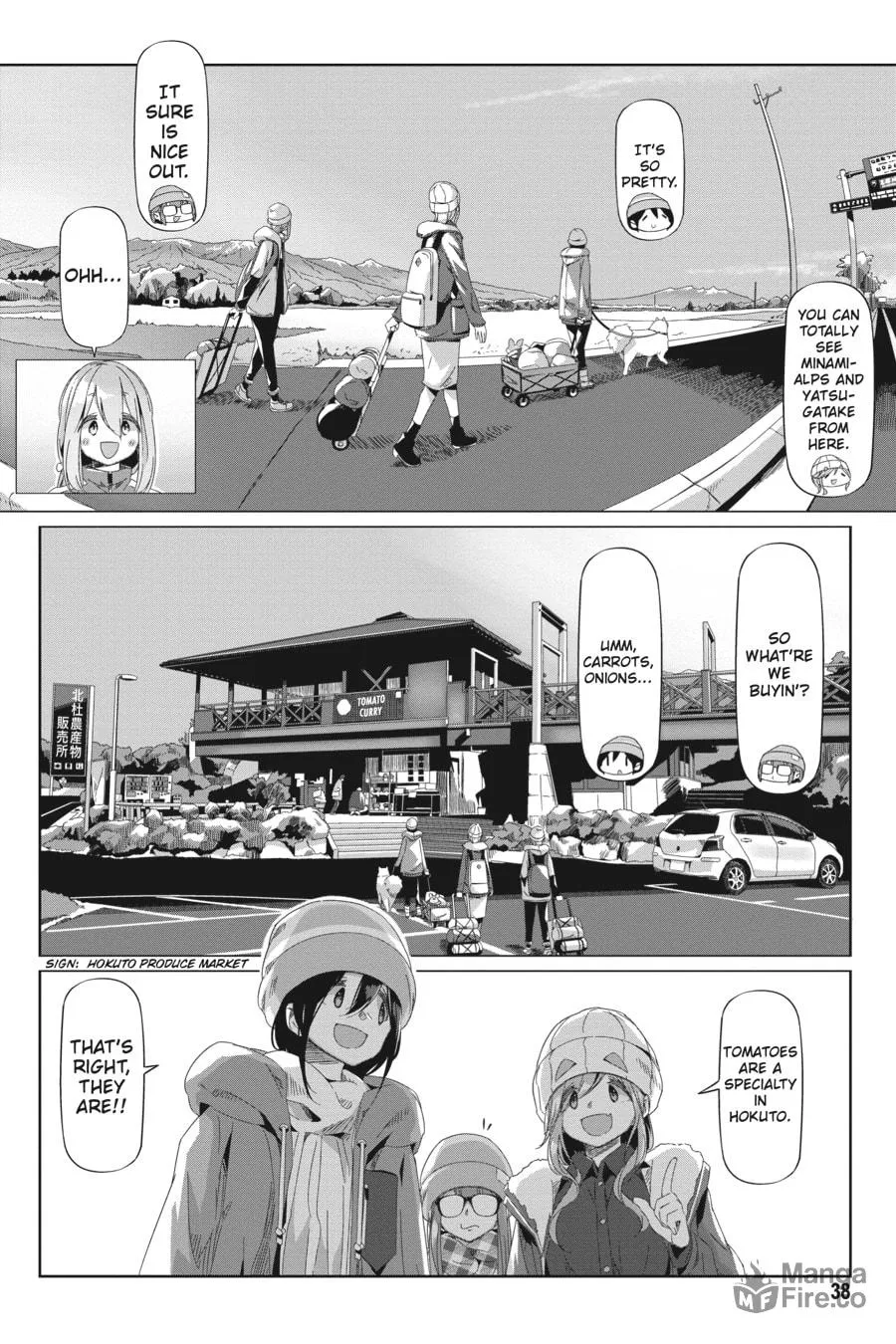 Read Laid-Back Camp chapter 65 image 9 on Lezhin