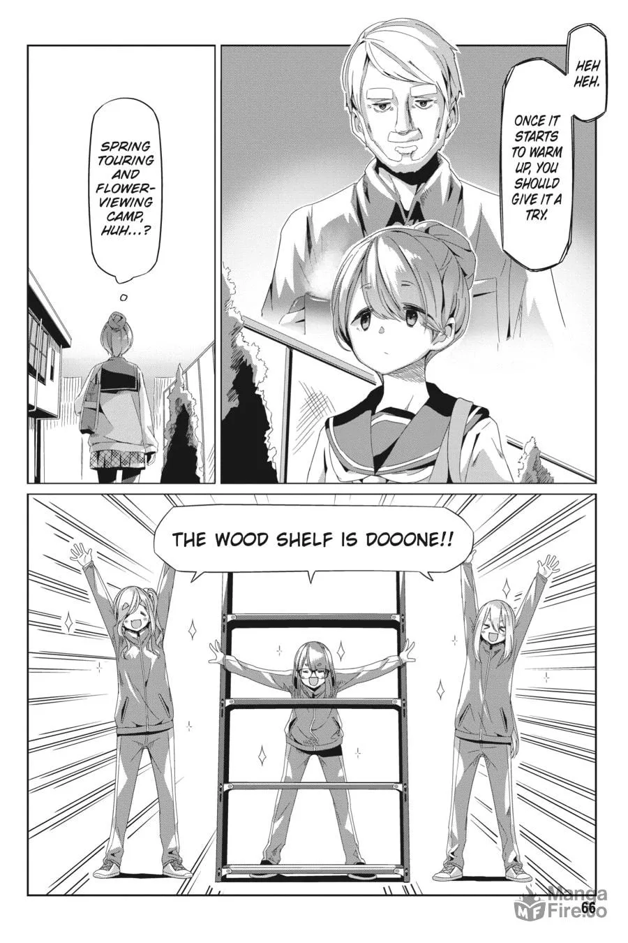 Read Laid-Back Camp chapter 66 image 11 on Lezhin