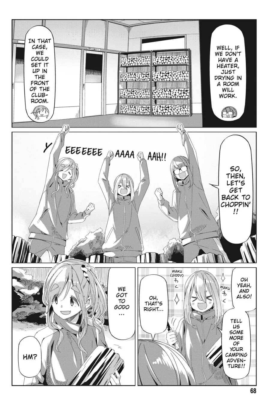 Read Laid-Back Camp chapter 66 image 13 on Lezhin