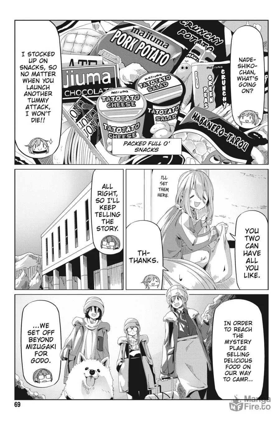 Read Laid-Back Camp chapter 66 image 14 on Lezhin