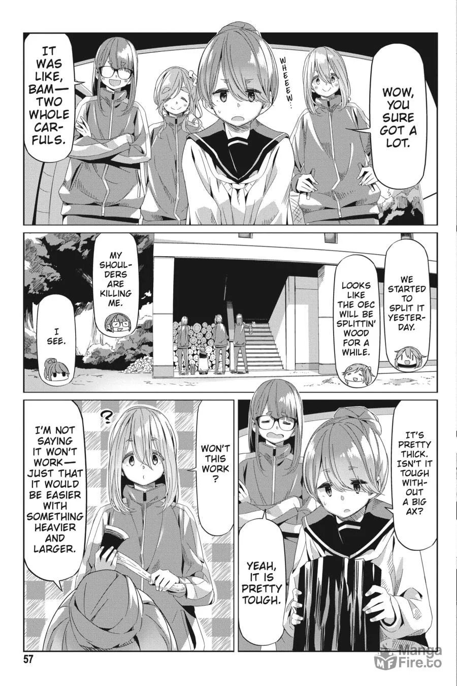 Read Laid-Back Camp chapter 66 image 2 on Lezhin