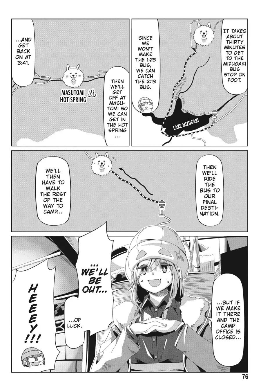 Read Laid-Back Camp chapter 66 image 21 on Lezhin