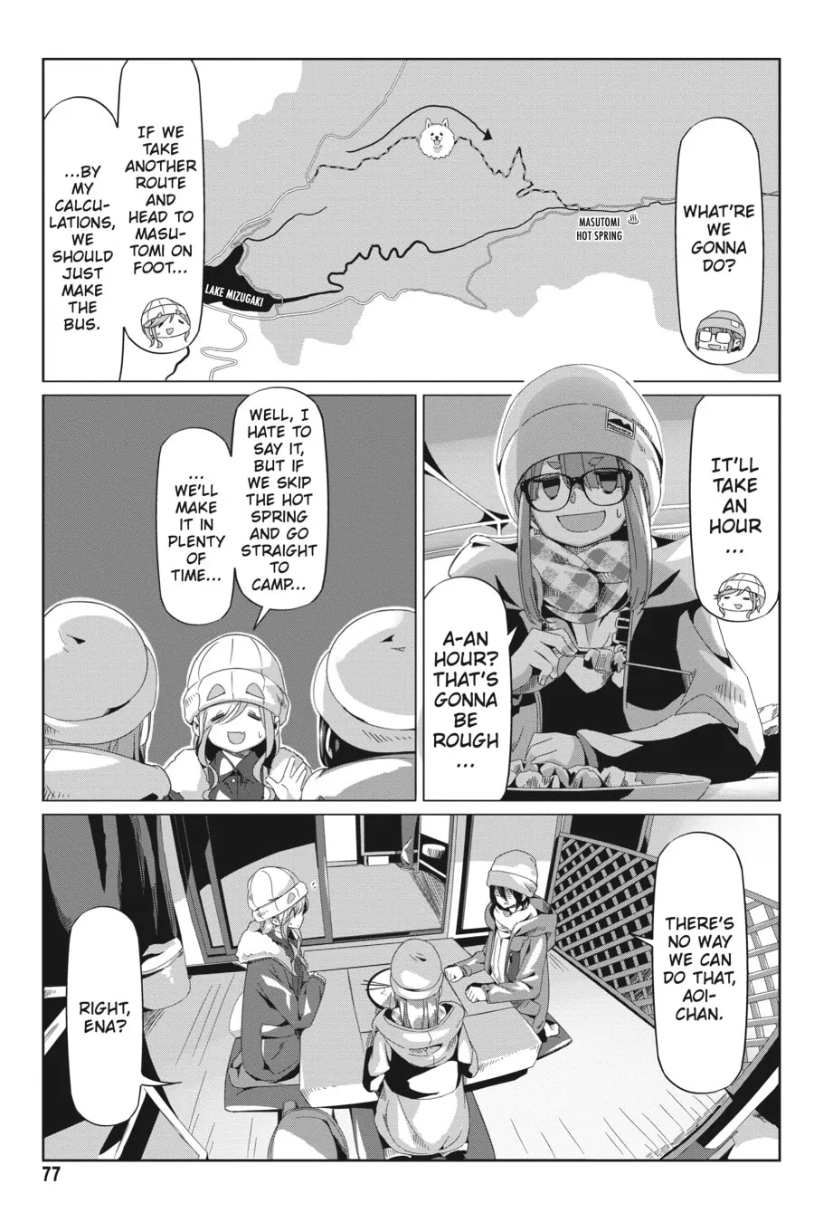 Read Laid-Back Camp chapter 66 image 22 on Lezhin