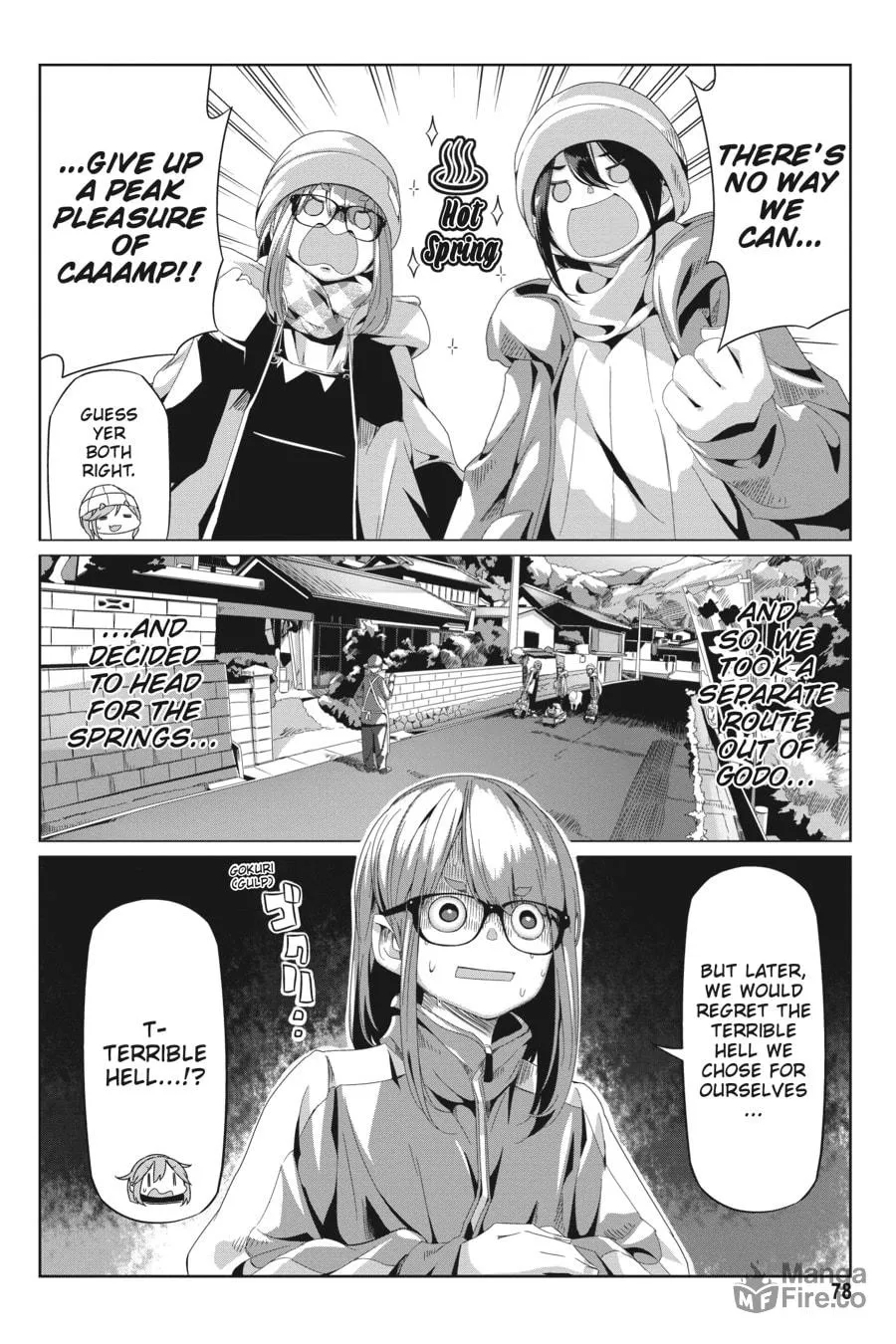 Read Laid-Back Camp chapter 66 image 23 on Lezhin