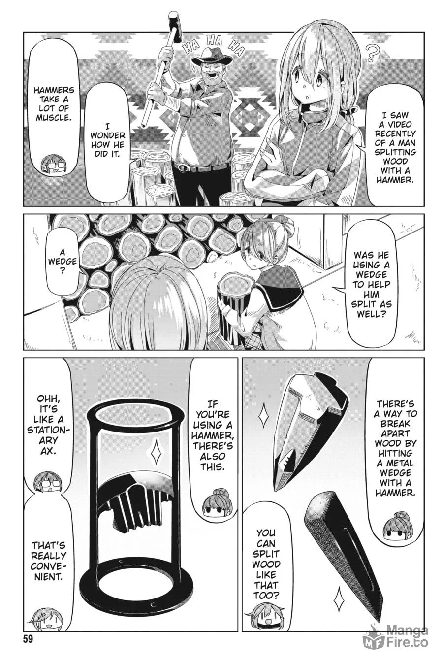 Read Laid-Back Camp chapter 66 image 4 on Lezhin