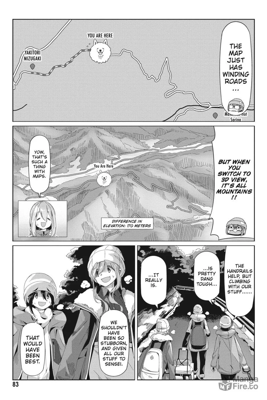 Read Laid-Back Camp chapter 67 image 2 on Lezhin