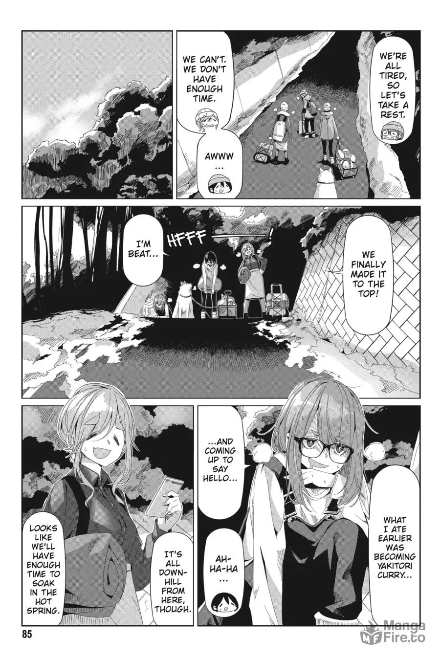 Read Laid-Back Camp chapter 67 image 4 on Lezhin