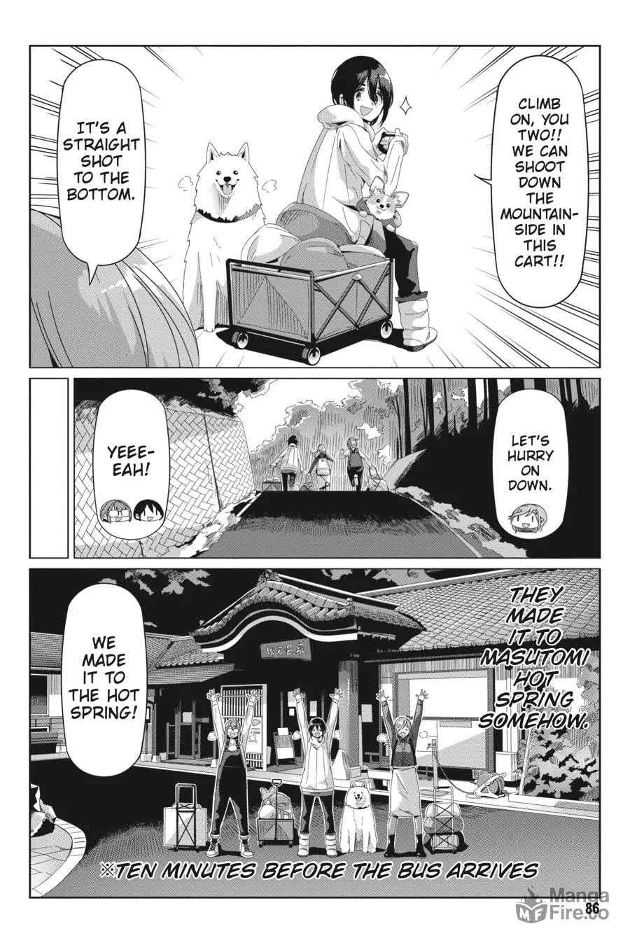 Read Laid-Back Camp chapter 67 image 5 on Lezhin