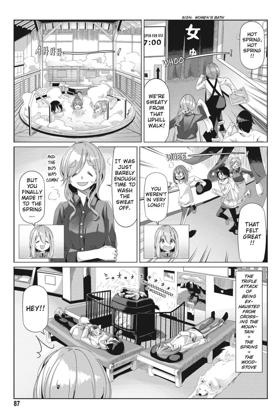Read Laid-Back Camp chapter 67 image 6 on Lezhin