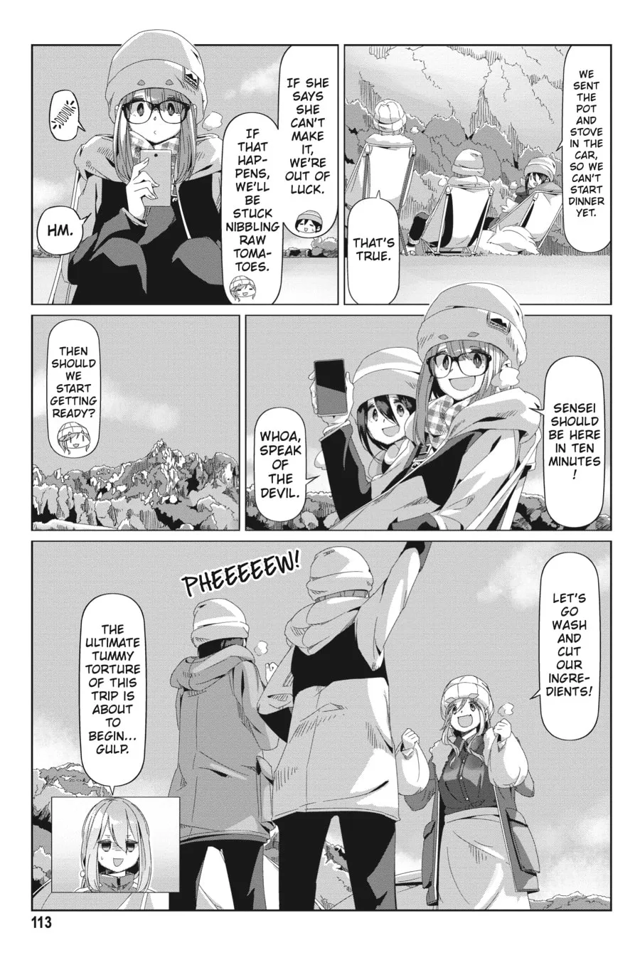 Read Laid-Back Camp chapter 68 image 6 on Lezhin