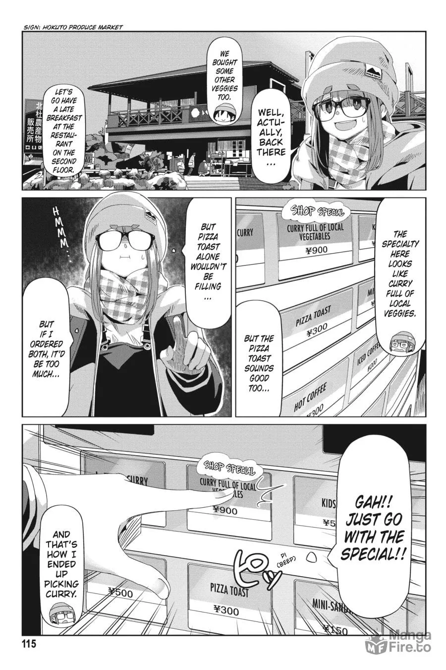 Read Laid-Back Camp chapter 68 image 8 on Lezhin