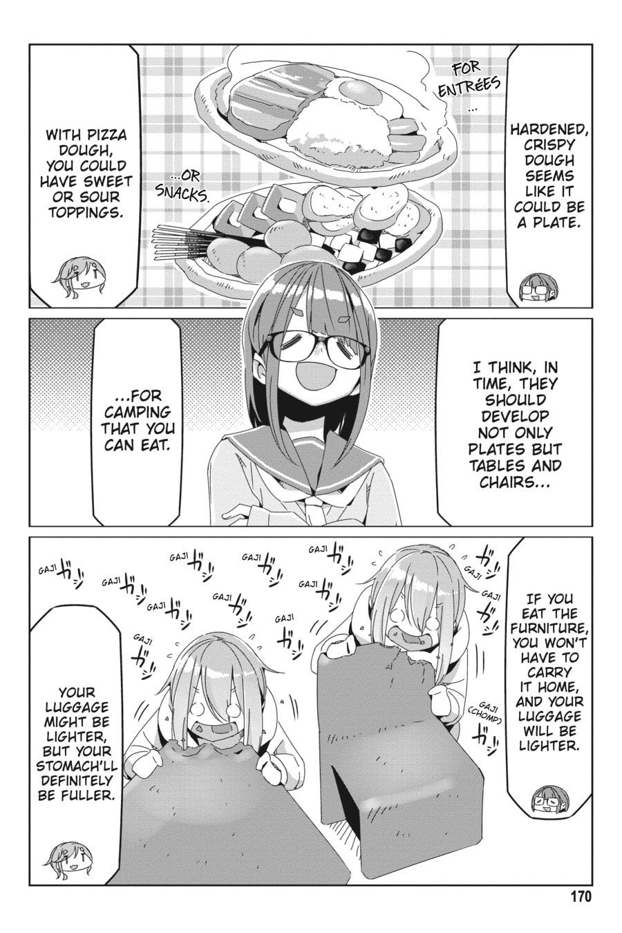 Read Laid-Back Camp chapter 69.1 image 11 on Lezhin