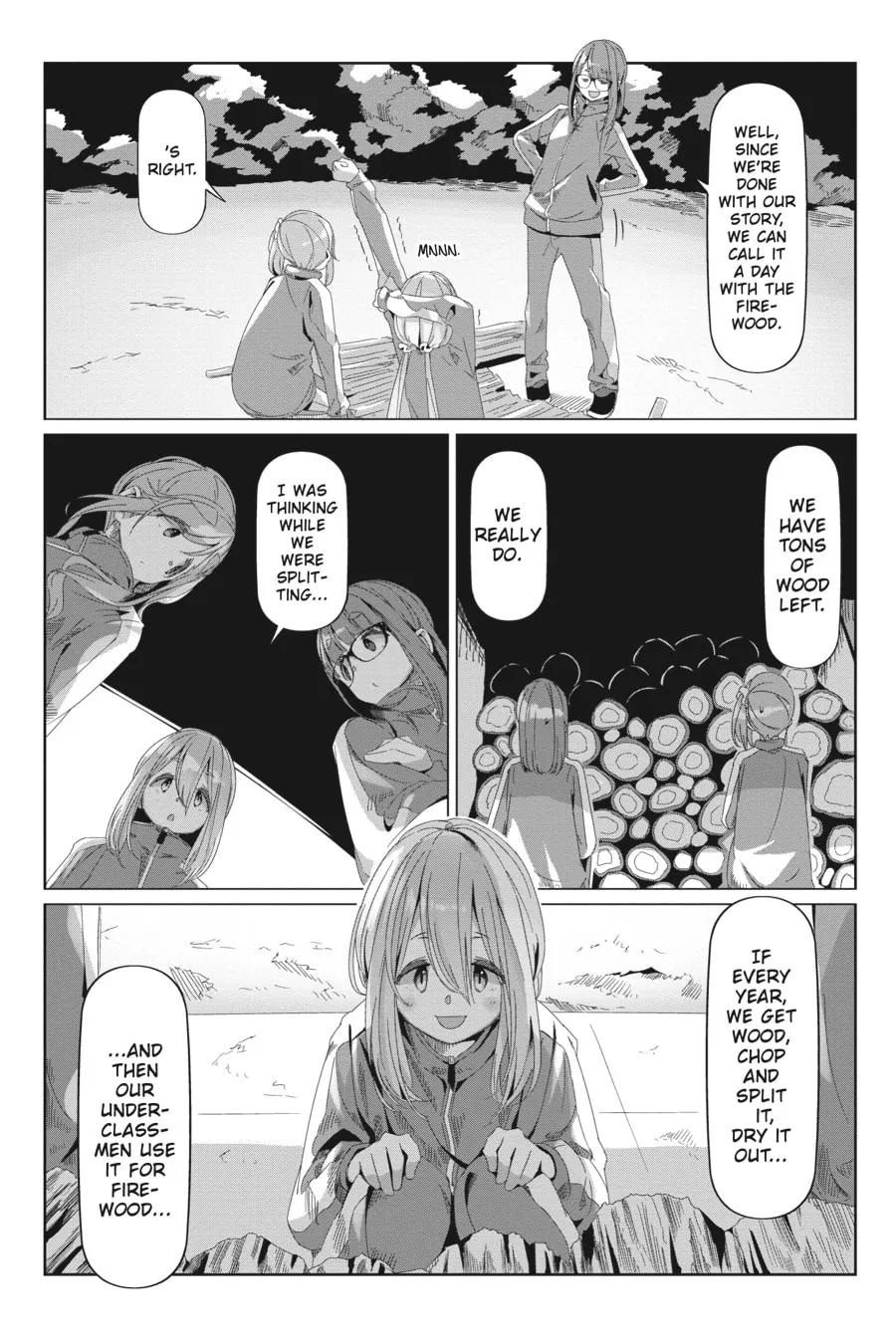 Read Laid-Back Camp chapter 69 image 18 on Lezhin