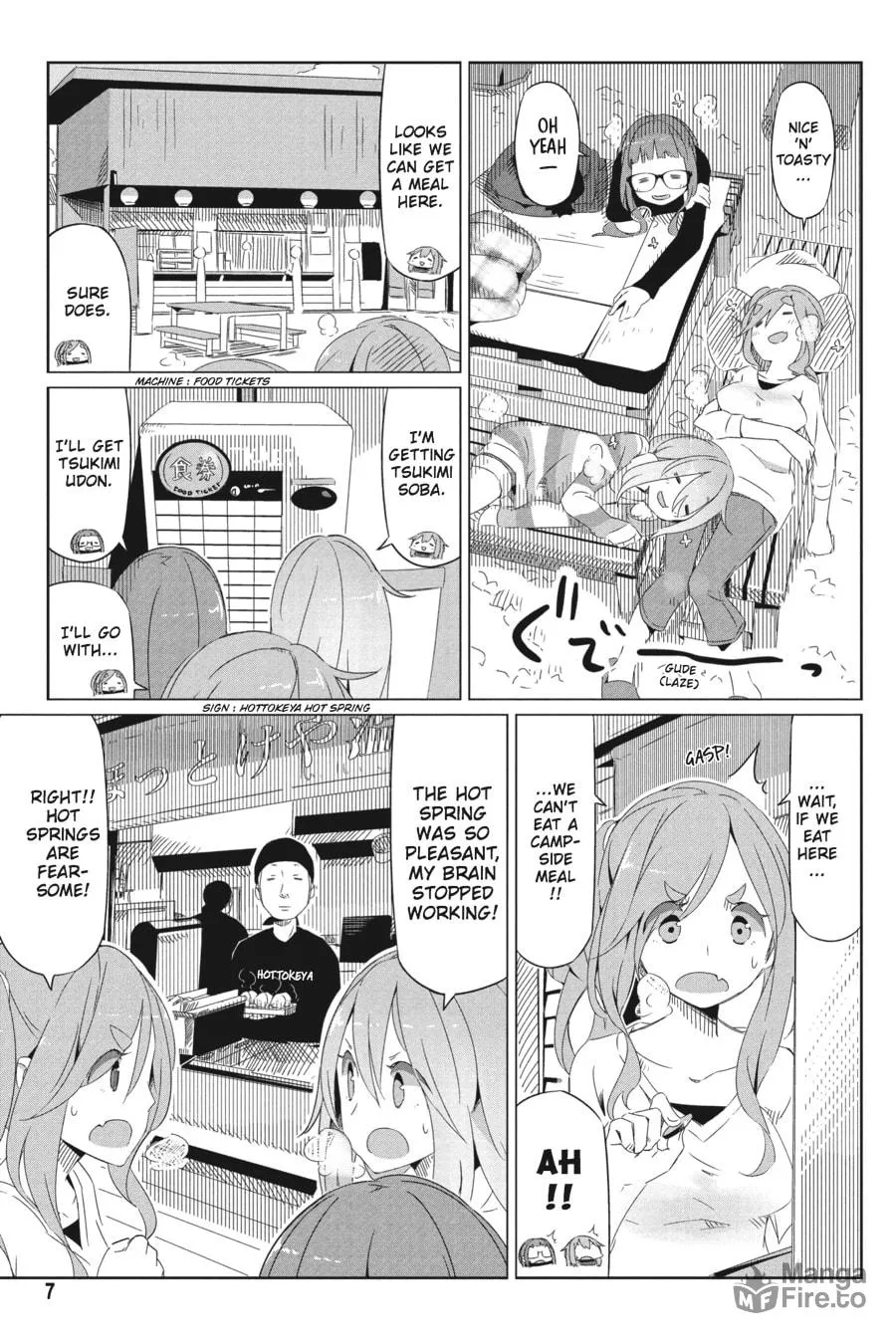 Read Laid-Back Camp chapter 7 image 4 on Lezhin