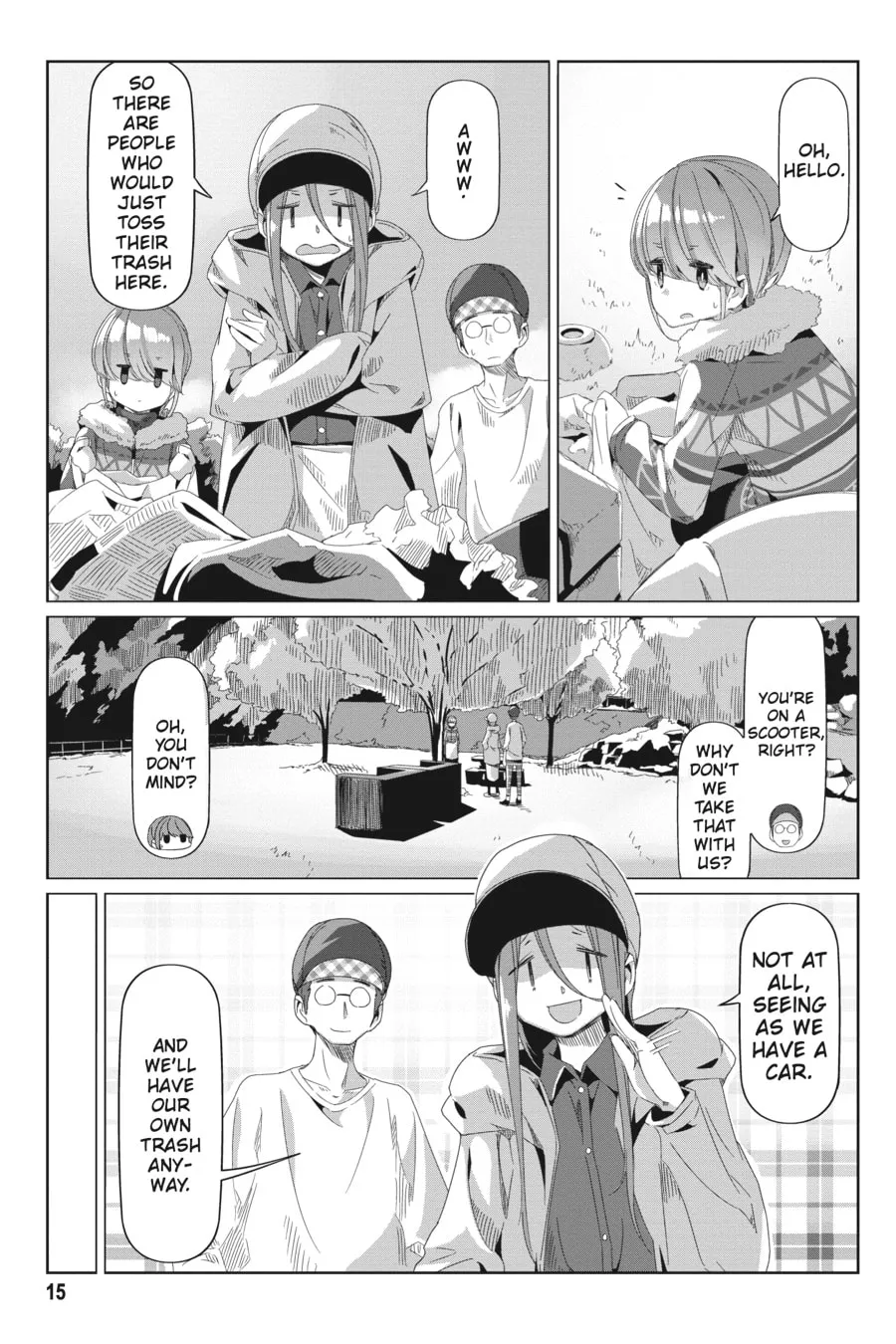 Read Laid-Back Camp chapter 70 image 12 on Lezhin